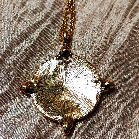 Rachel Roy Heavy Plated Evil Eye Rhinestone Enamel Necklace Protection Good Luck - Picture 3 of 10